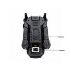 RCMania Dual Camera Foldable Drone with Bluetooth Connectivity, 360° Flip & Gyro Calibration (Black/White)