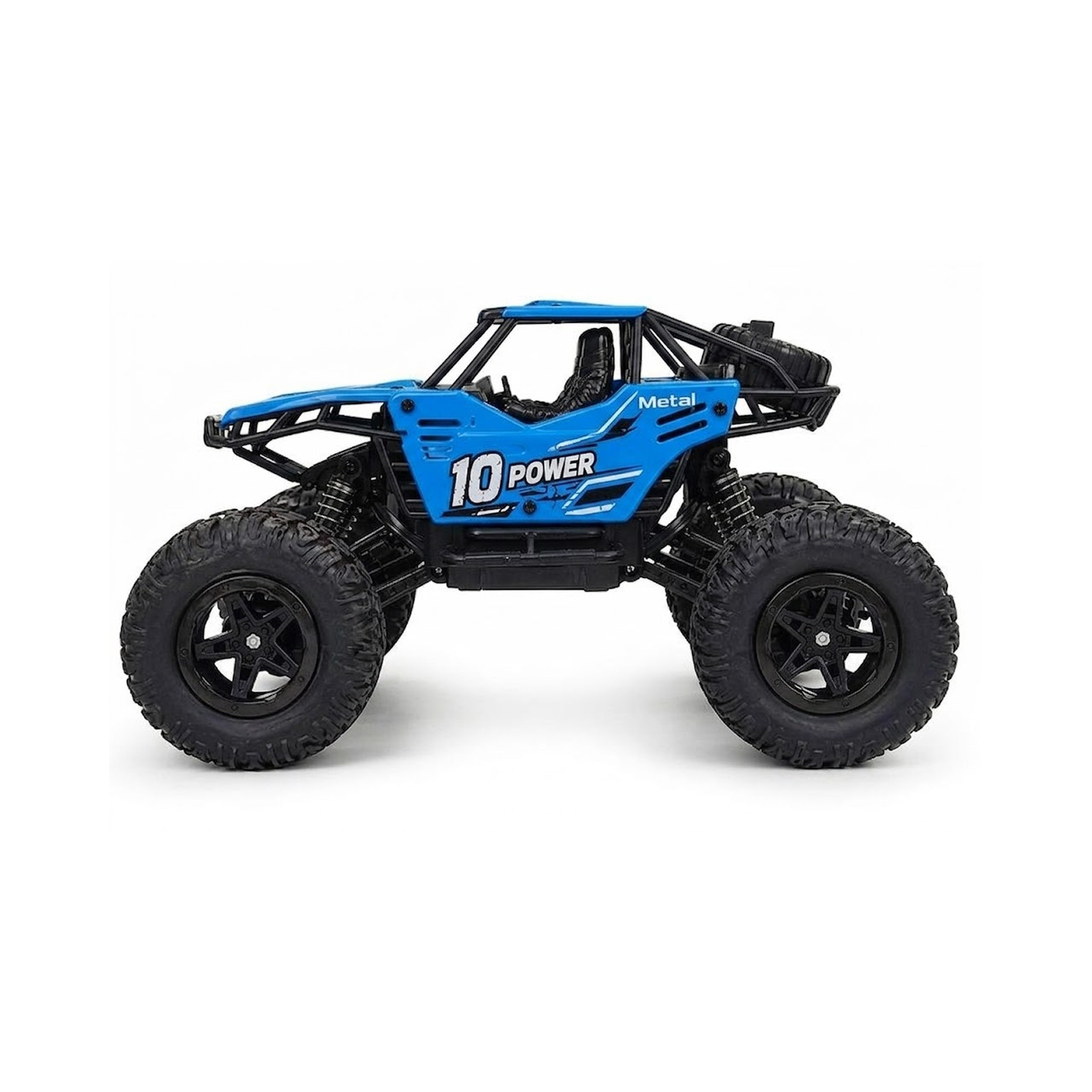 RCMania Blue Remote Control Rock Crawler 4x4 Off-Road RC Car – High Performance Climbing Monster Truck with Rechargeable Battery