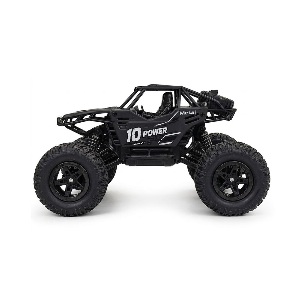 RCMania 4x4 Off-Road Rock Crawler RC Car | Monster Truck | Heavy Duty Climbing | Rechargeable Battery | Black
