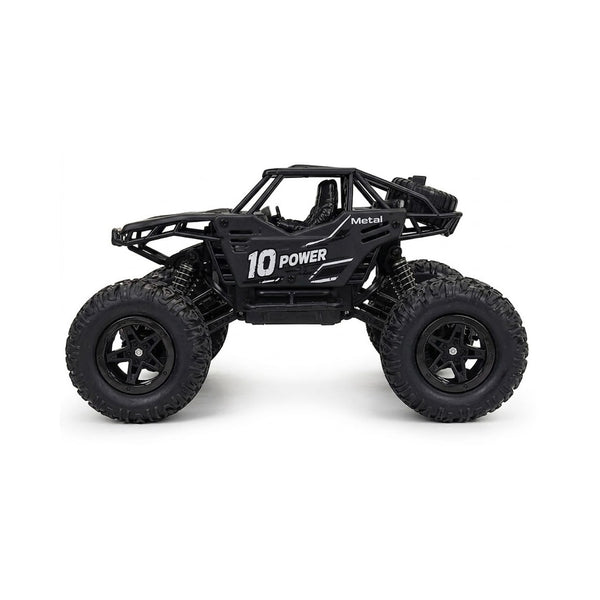 RCMania 4x4 Off-Road Rock Crawler RC Car | Monster Truck | Heavy Duty Climbing | Rechargeable Battery | Black