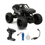 RCMania 4x4 Off-Road Rock Crawler RC Car | Monster Truck | Heavy Duty Climbing | Rechargeable Battery | Black