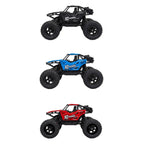 RCMania Red Remote Control Rock Crawler 4x4 Off-Road RC Car – High Speed Climbing Monster Truck with Rechargeable Battery