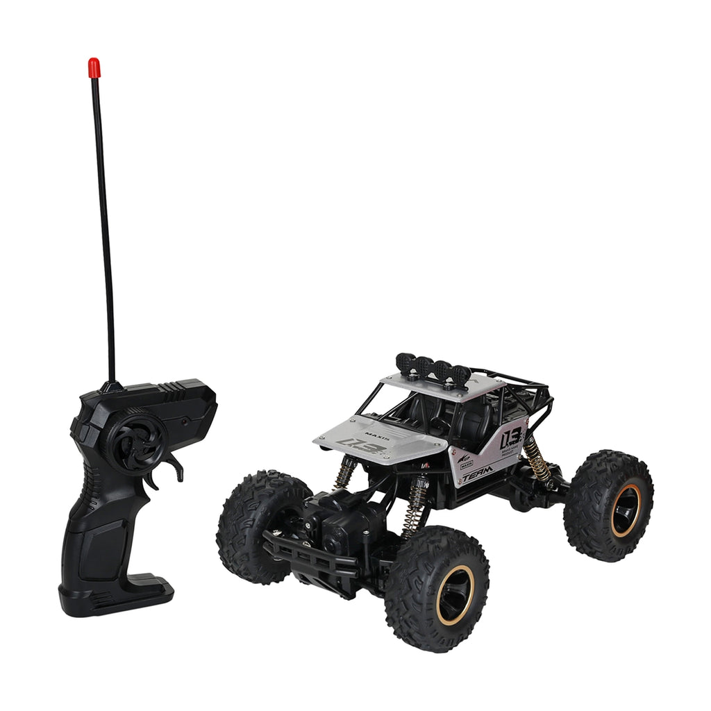 RCMania Monster Rock Crawler RC Car with LED Lights, High-Speed Off-Road Vehicle, Metal & Hard Plastic Body, Remote Control Rock Crawler