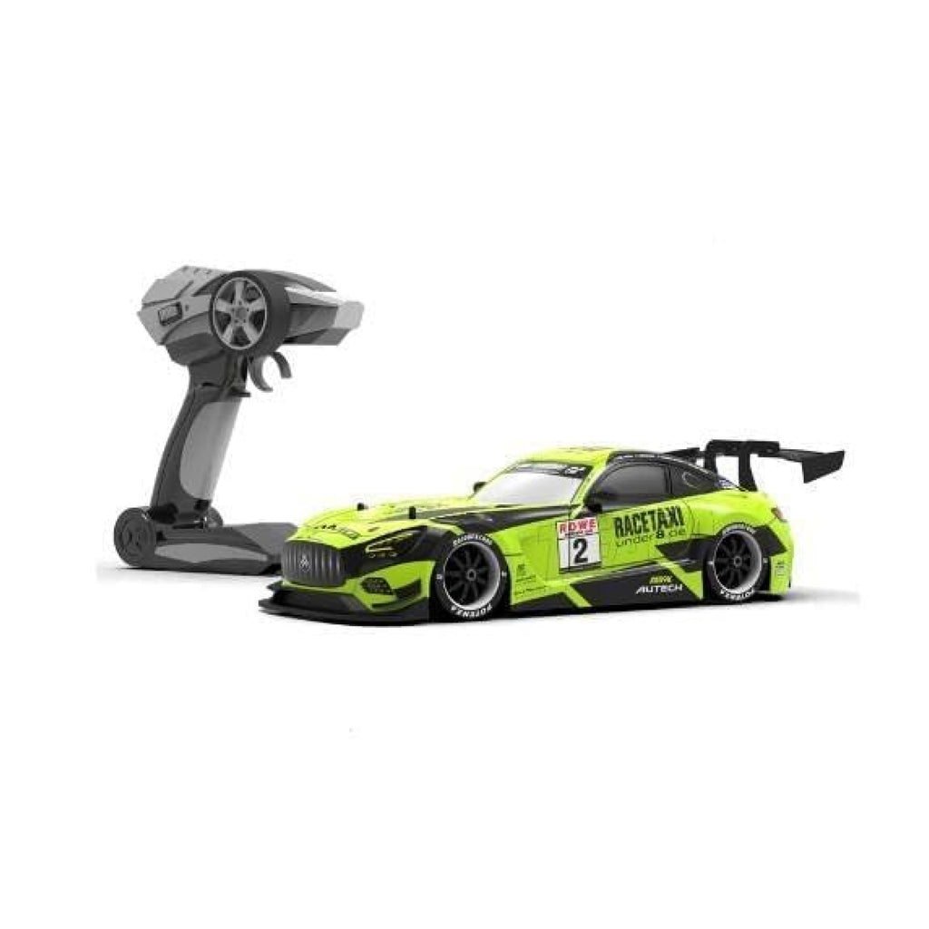 RCMania AMG 1:16 4WD Drift RC Car | 30km/h | 2.4GHz | LED Lights | Rechargeable | Extra Tyres & Cones | Multicolour