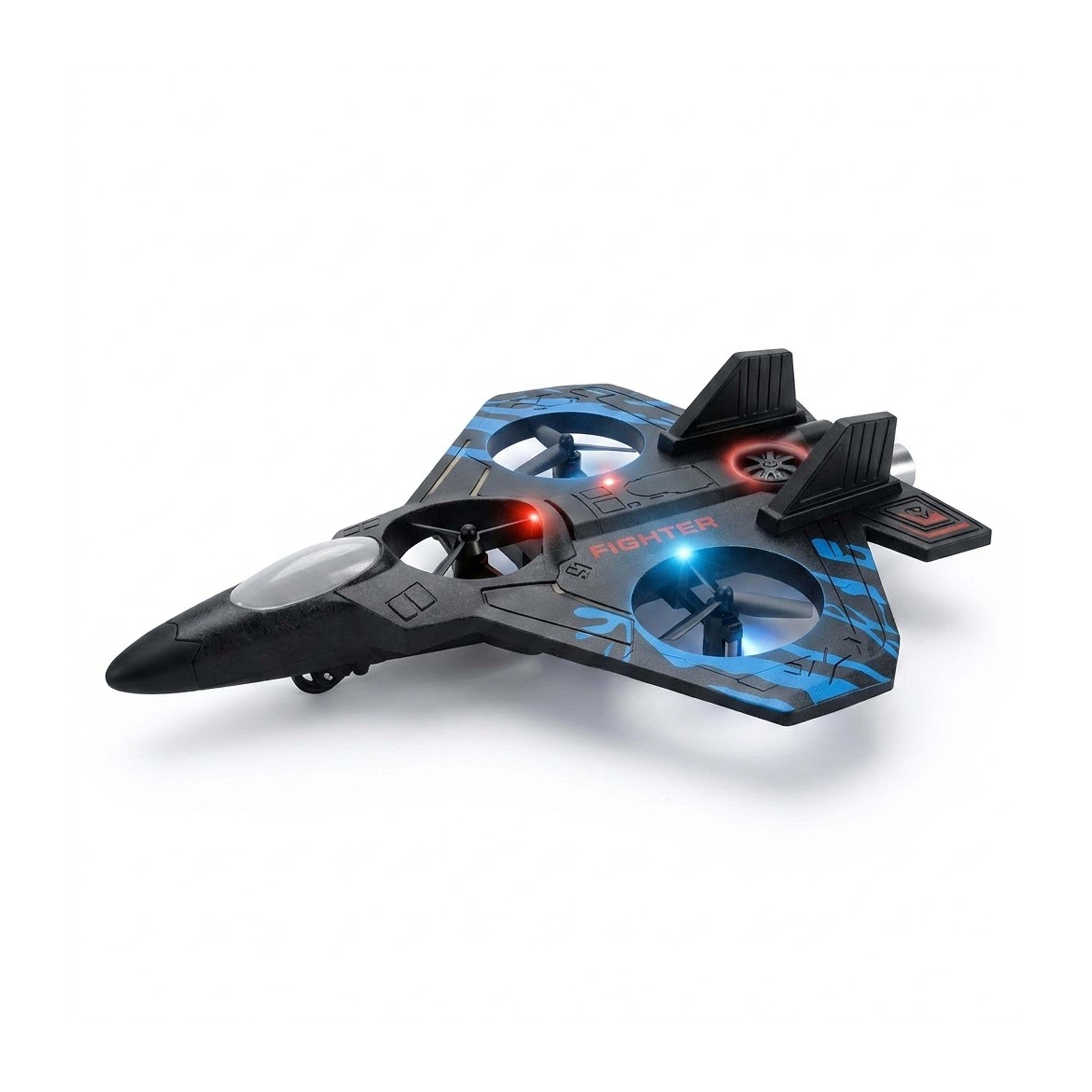 RCMania Fighter Remote Control Airplane – Multicoloured RC Aeroplane Toy for Kids