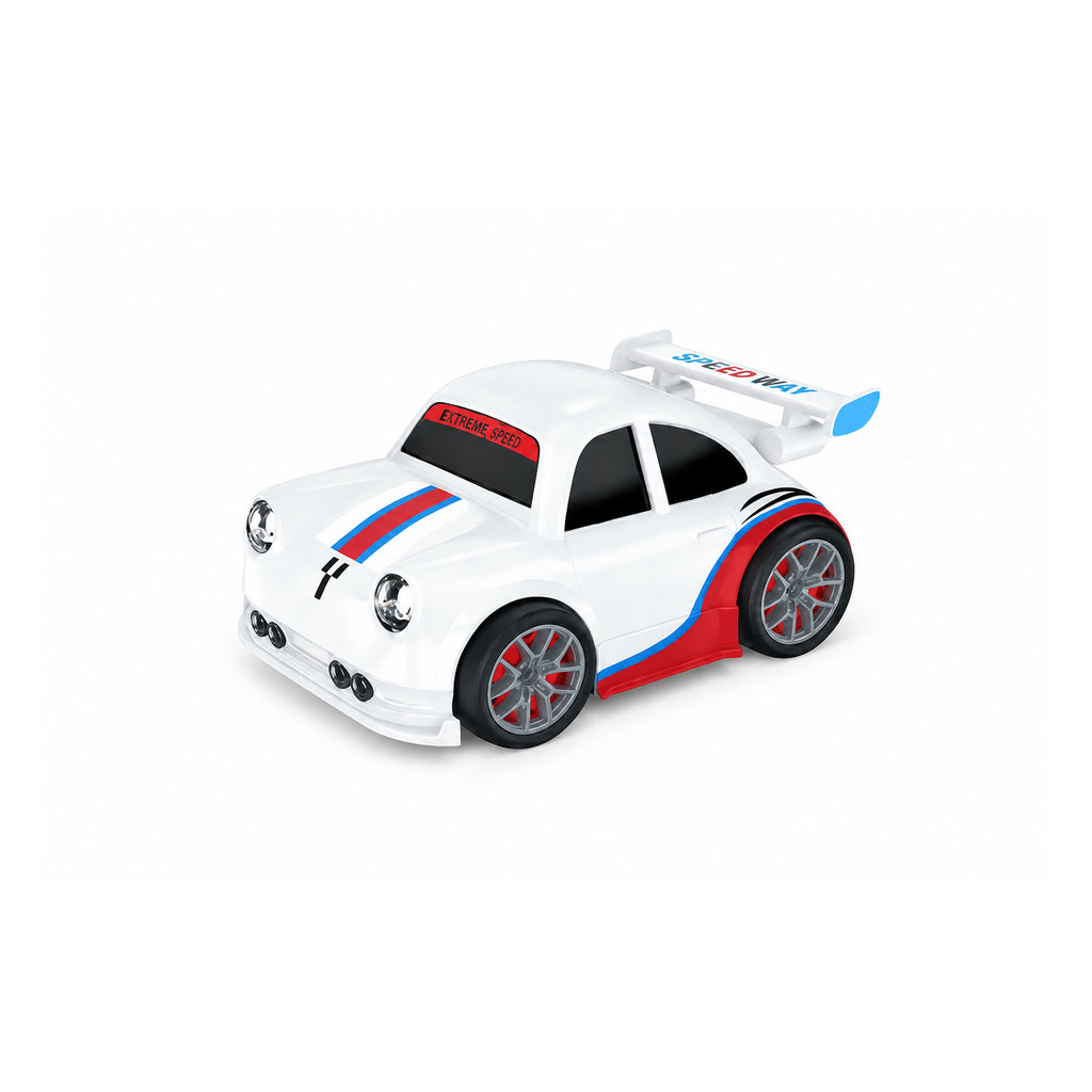 RCMania Mini Drift Car - Electric Remote | Induction Controlled Smart RC Car | Multicolor (White,Black)