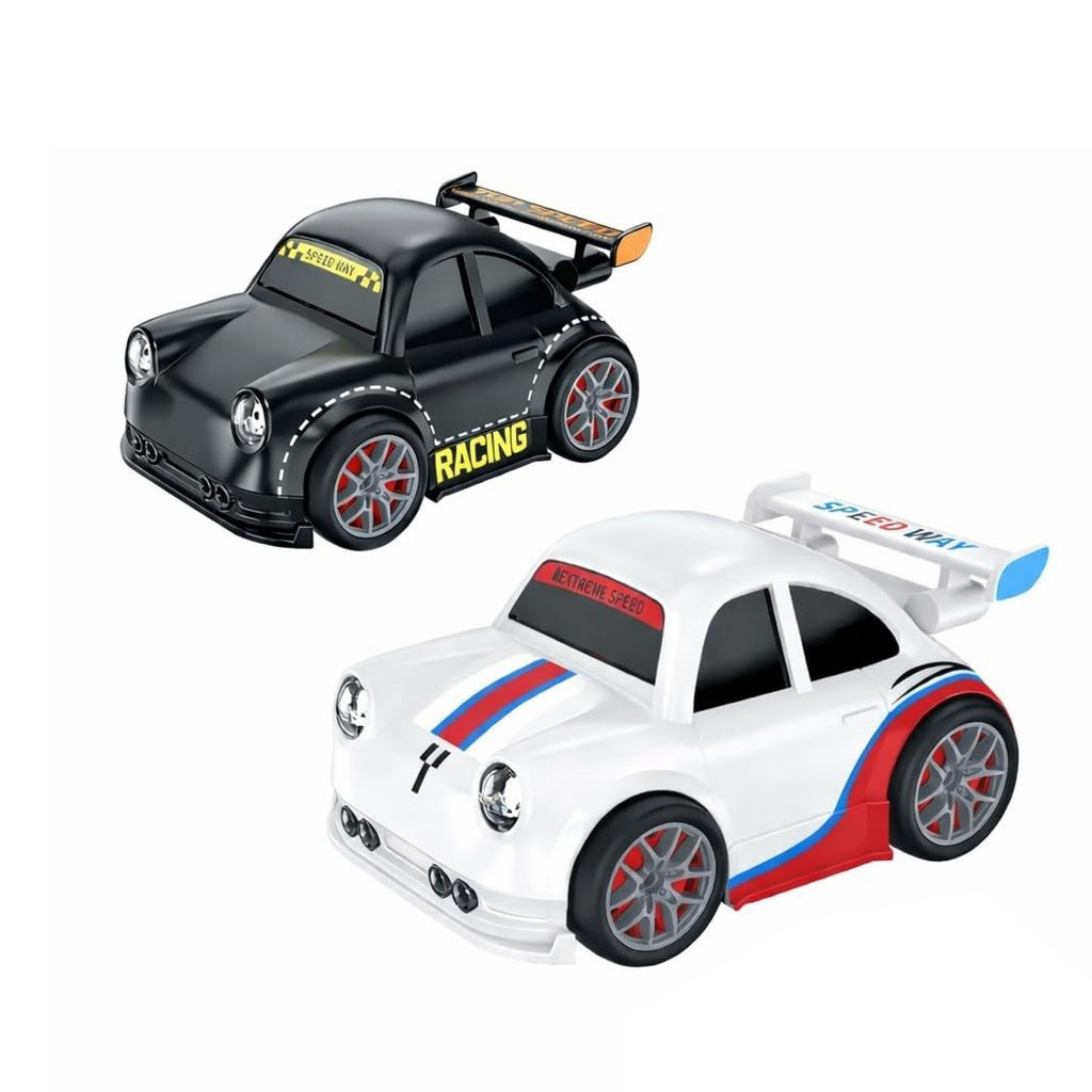 RCMania Mini Drift Car - Electric Remote | Induction Controlled Smart RC Car | Multicolor (White,Black)