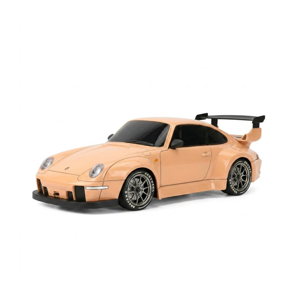 RCMania Porsche 1:18 4WD Drift RC Car | 20km/h | Boost Mode | 2.4GHz | LED | Dual Tyres | 100m Range | Boys Girls Adults | Orange