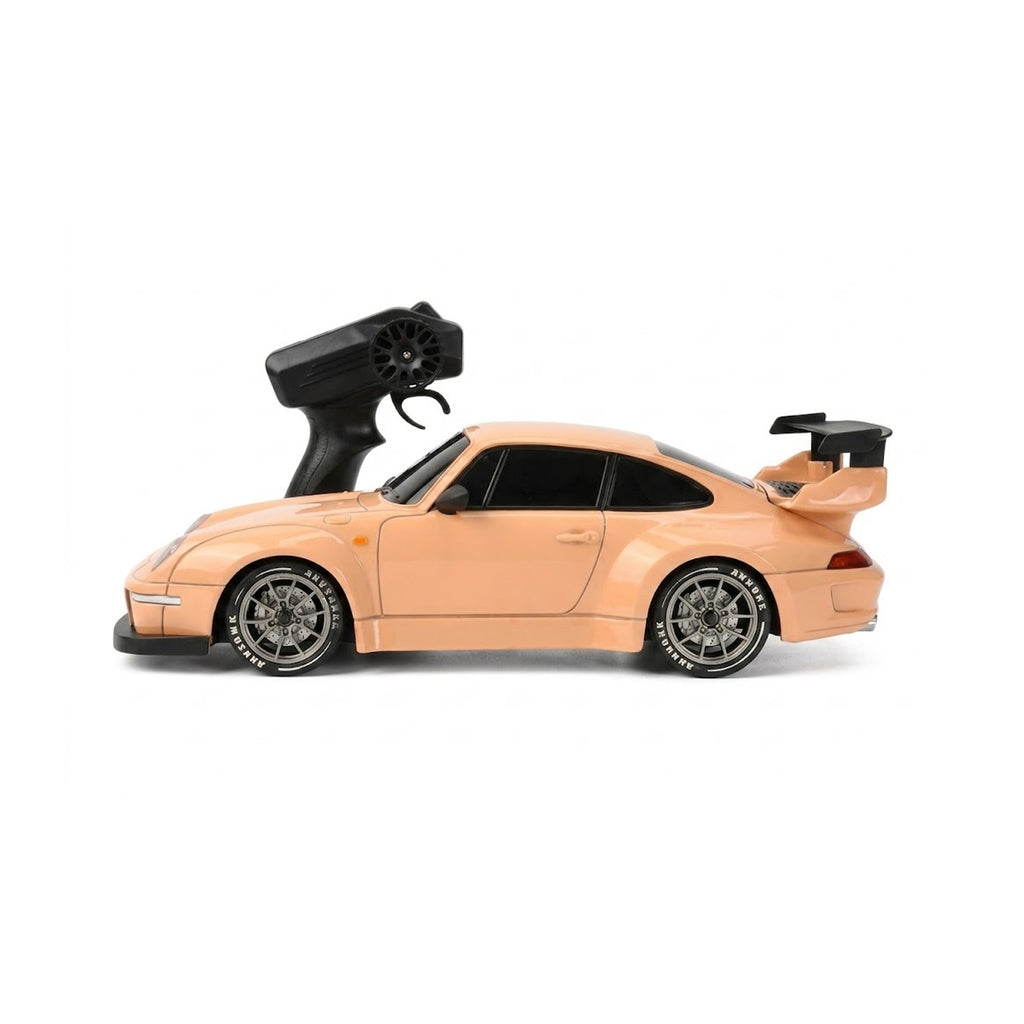 RCMania Porsche 1:18 4WD Drift RC Car | 20km/h | Boost Mode | 2.4GHz | LED | Dual Tyres | 100m Range | Boys Girls Adults | Orange