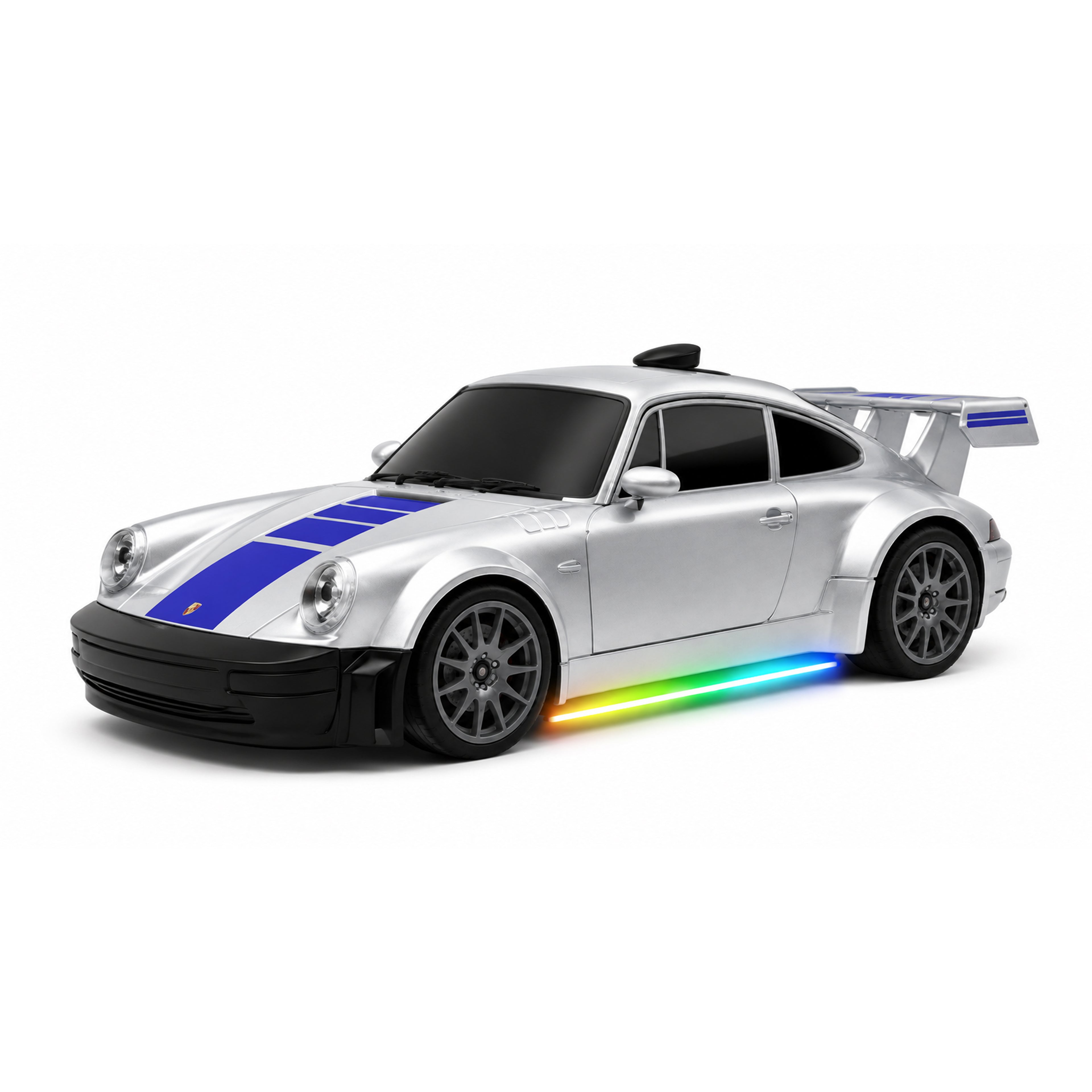RCMania Porche 4WD Drift RC Car – Red | 25 km/h High-Speed Racing Car with Boost Mode (grey)