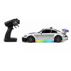 RCMania Porche 4WD Drift RC Car – Red | 25 km/h High-Speed Racing Car with Boost Mode (grey)