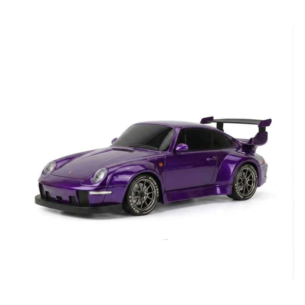 RCMania Porsche 1:18 4WD Drift RC Car | 20km/h | Boost Mode | 2.4GHz | LED | Dual Tyres | 100m Range | Boys Girls Adults | Shiny Purple