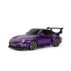 RCMania Porsche 1:18 4WD Drift RC Car | 20km/h | Boost Mode | 2.4GHz | LED | Dual Tyres | 100m Range | Boys Girls Adults | Shiny Purple