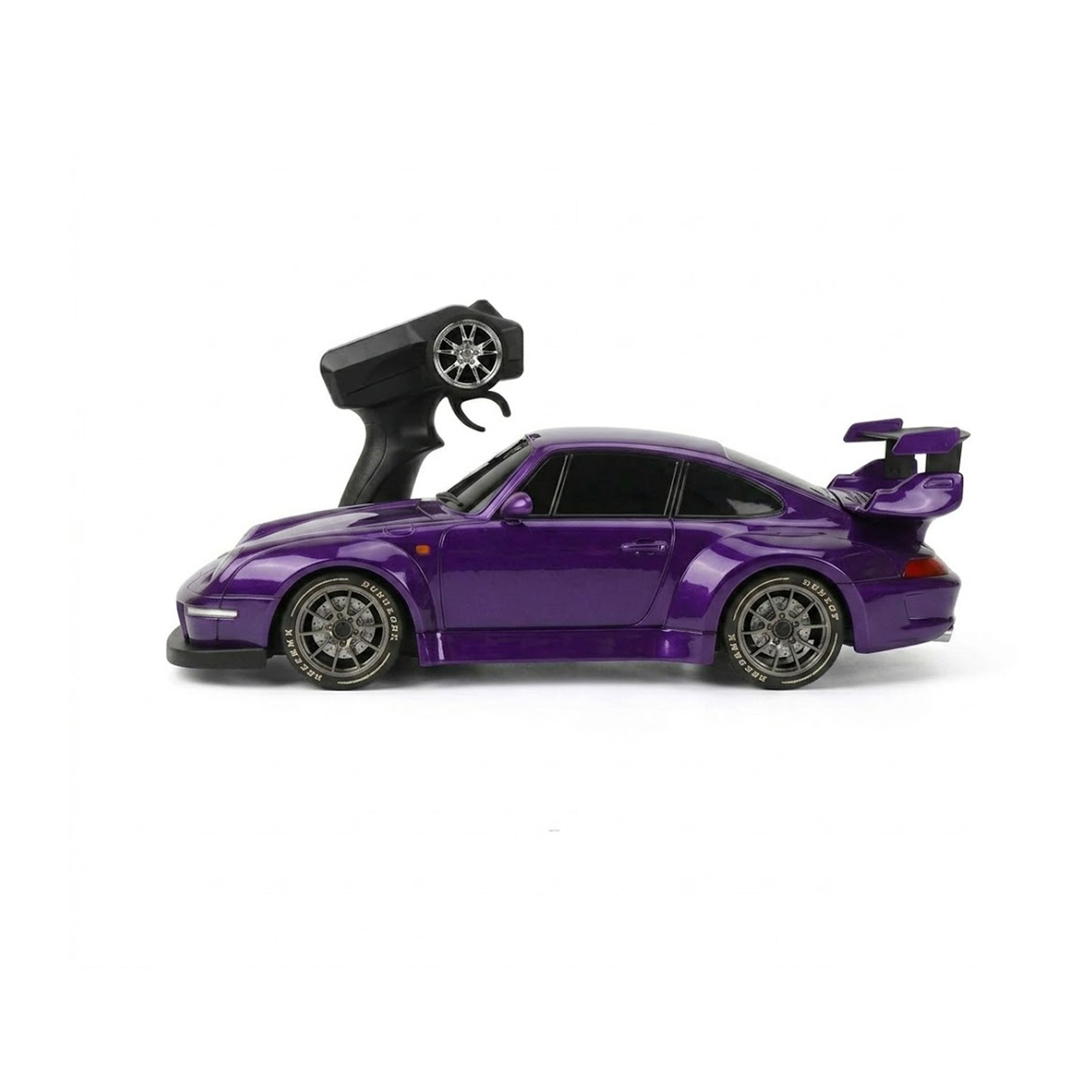 RCMania Porsche 1:18 4WD Drift RC Car | 20km/h | Boost Mode | 2.4GHz | LED | Dual Tyres | 100m Range | Boys Girls Adults | Shiny Purple