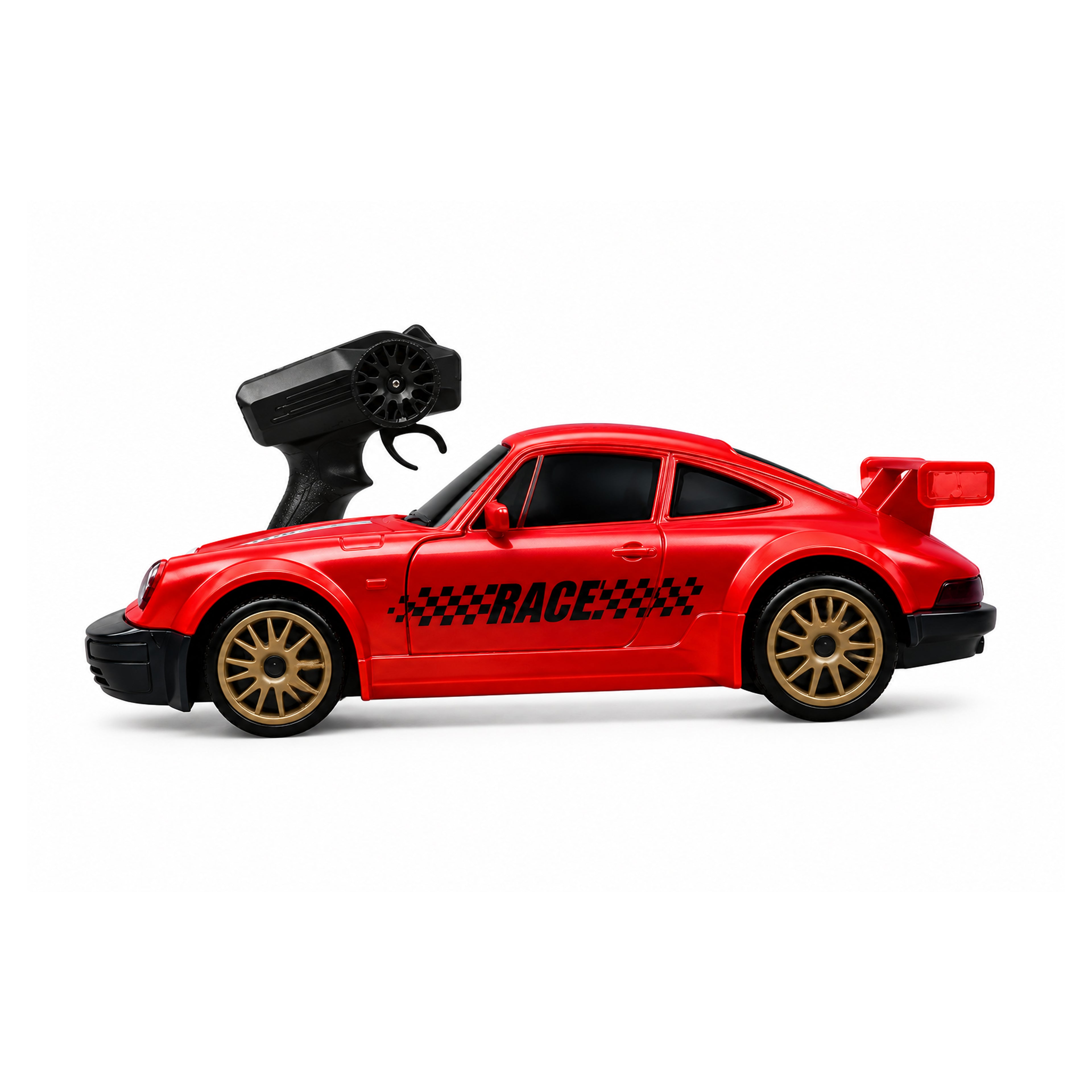 RCMania Porche 4WD Drift RC Car – Red | 25 km/h High-Speed Racing Car with Boost Mode