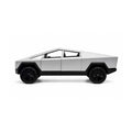 RCMania Tesla Cyber Truck 1:36Scale Alloy Die-Cast Car with Light & Sound, Pull-Back Action, Opening Doors & Trunk