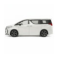 RCMania White Toyota Alphard Alloy Diecast Model Car – Premium Luxury Miniature (1:32 Scale)