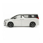RCMania White Toyota Alphard Alloy Diecast Model Car – Premium Luxury Miniature (1:32 Scale)