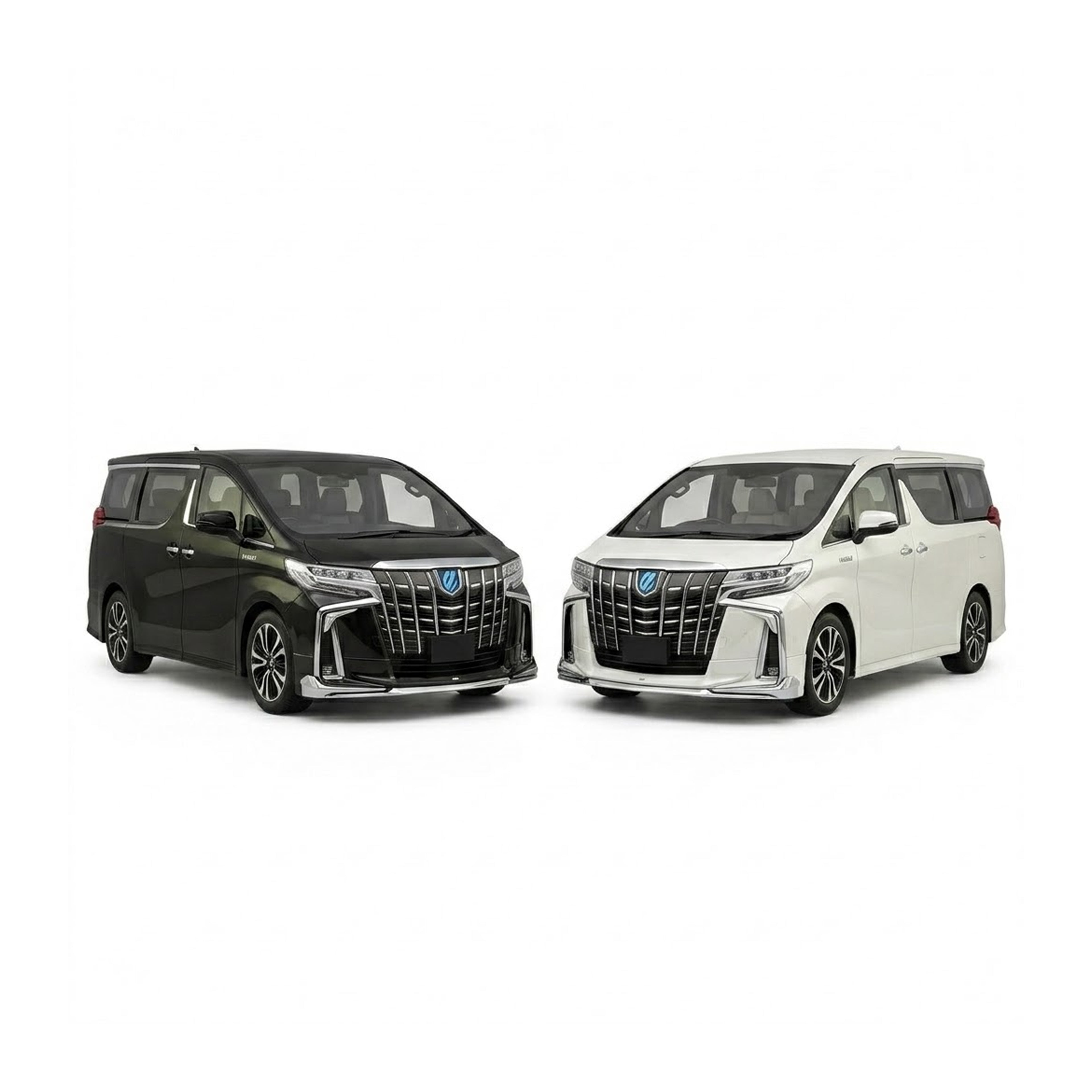 RCMania White Toyota Alphard Alloy Diecast Model Car – Premium Luxury Miniature (1:32 Scale)