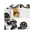 RCMania White Toyota Alphard Alloy Diecast Model Car – Premium Luxury Miniature (1:32 Scale)