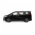 RCMania Black Toyota Alphard Alloy Diecast Model Car – Premium Luxury Miniature (1:32 Scale)