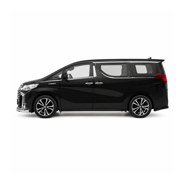 RCMania Black Toyota Alphard Alloy Diecast Model Car – Premium Luxury Miniature (1:32 Scale)